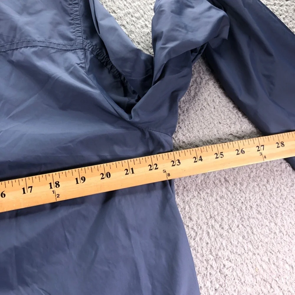 J Mclaughlin Jacket Mens Large Blue Bomber Lightweight Windbreaker Full Zip Fall